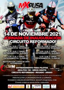 Inauguración oficial del Circuito de Motocross «MXPusa»