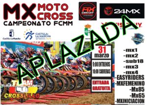 Campeonato CLM de Motocross: aplazada la competición de Lillo