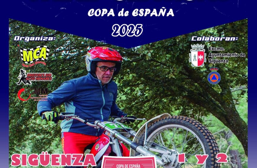 Sigüenza inaugura con mas de 140 pilotos la Copa de España de Trial Clásicas