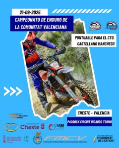 Cita con el Campeonato de Castilla-La Mancha de Enduro en Cheste, Valencia