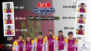 ¡Gran equipo para las Autonomías de Motocross!