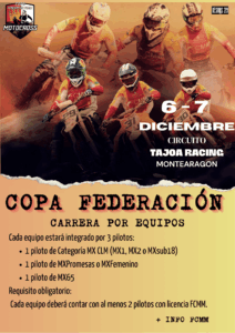 ¡Llega la I Copa Federación al circuito Tajoa Racing de Montearagón!
