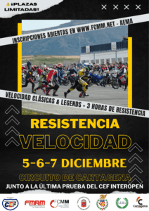 AEMA lanza su gran convocatoria de las 3 Horas de Resistencia Velocidad Clásicas & Legends