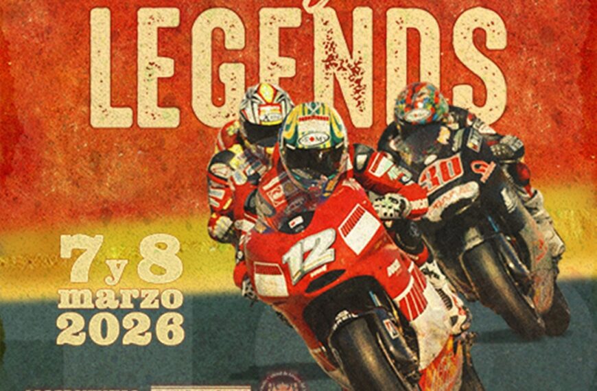 El Racing Legends 2026 en el Circuit Ricardo Tormo