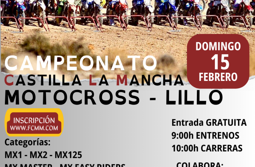 LILLO DA EL BANDERAZO DE SALIDA AL MOTOCROSS 2026