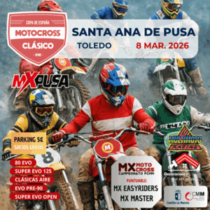 Llega a Santa Ana de Pusa Copa de España de Motocross Clásico