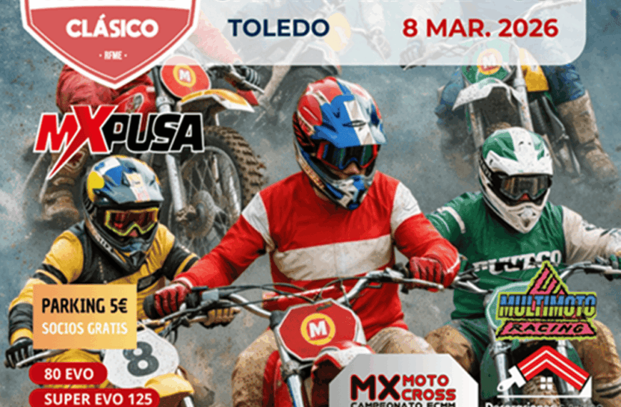 Llega a Santa Ana de Pusa Copa de España de Motocross Clásico