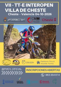 El Campeonato CLM de Enduro aterriza en Cheste