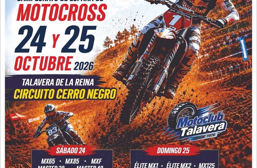Talavera decidirá los Campeones de España de Motocross 2026