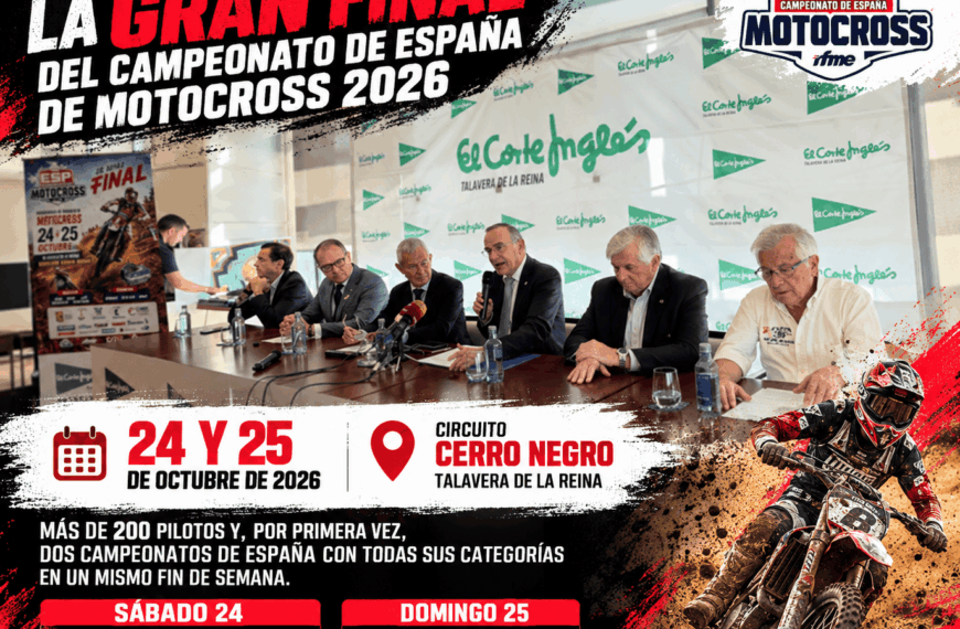 Talavera de la Reina presenta la Gran Final del Campeonato de España de Motocross 2026